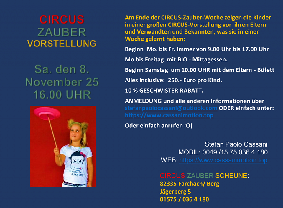 Die Abschluss-Vorstellung ist der Höhepunkt für alle Kinder
